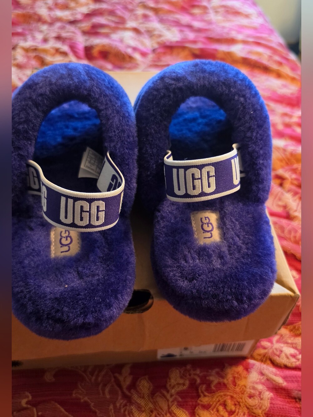 UGG Cozy Fuzz Slider in Purple Color - Picture 6 of 13